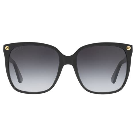 gucci gg0022s square-frame sunglasses|gucci gradient sunglasses.